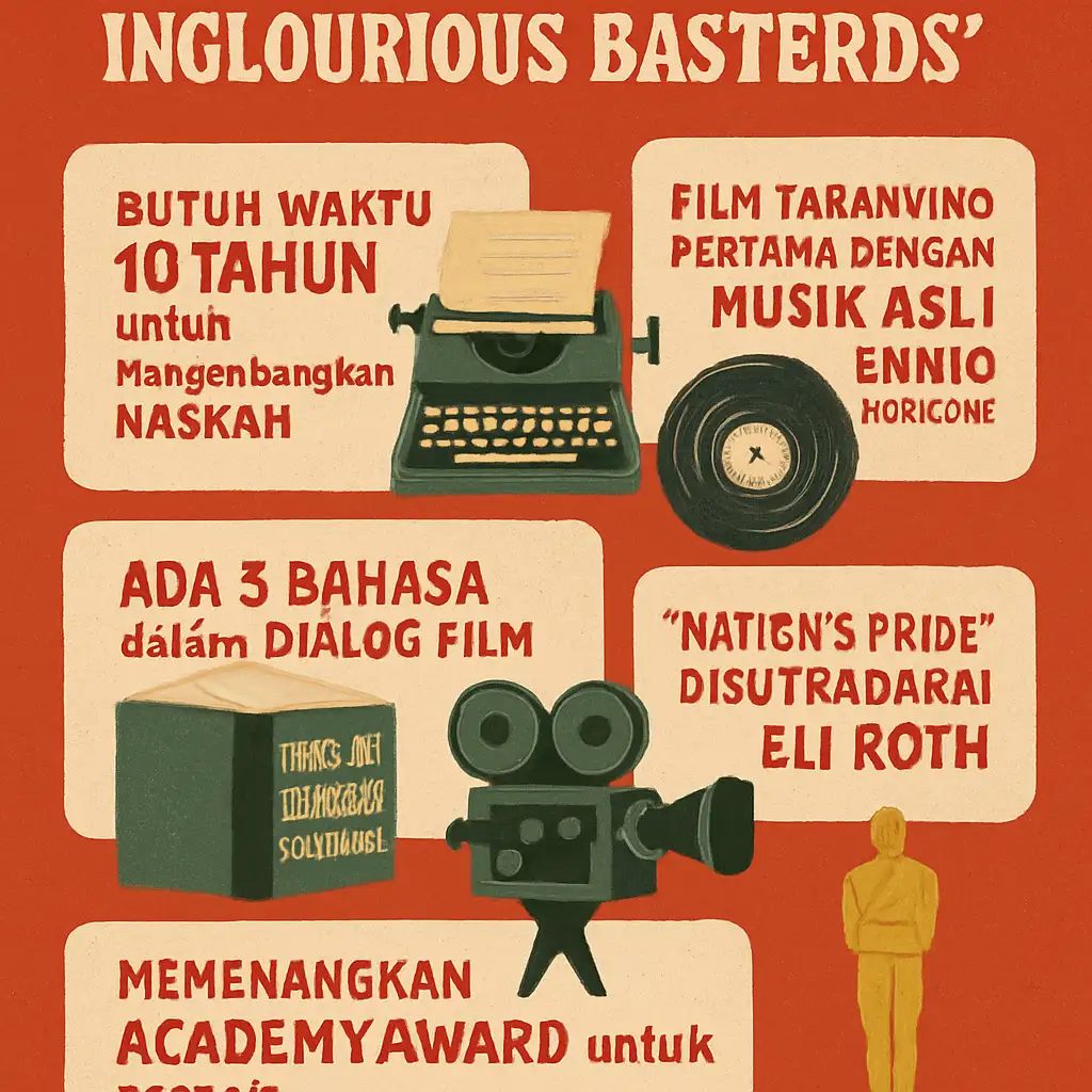 5 Fakta Menarik Seputar Proses Pembuatan 'Inglourious Basterds'